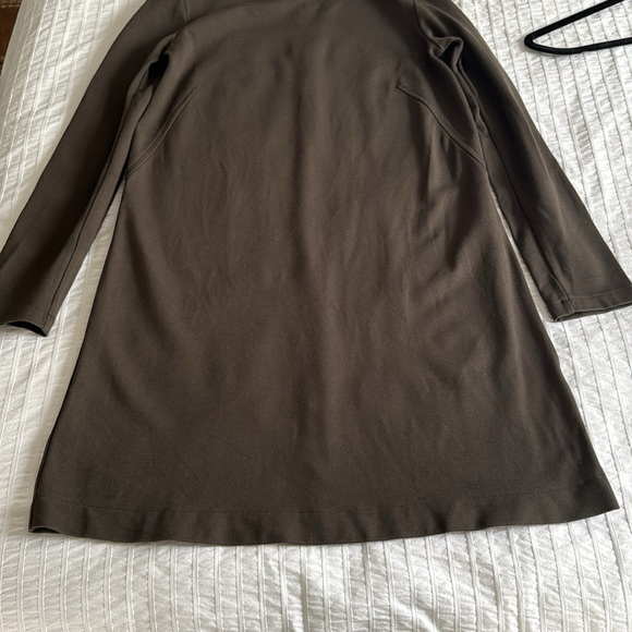 ZARA SIZE MEDIUM mock turtleneck dress green - Picture 8 of 8